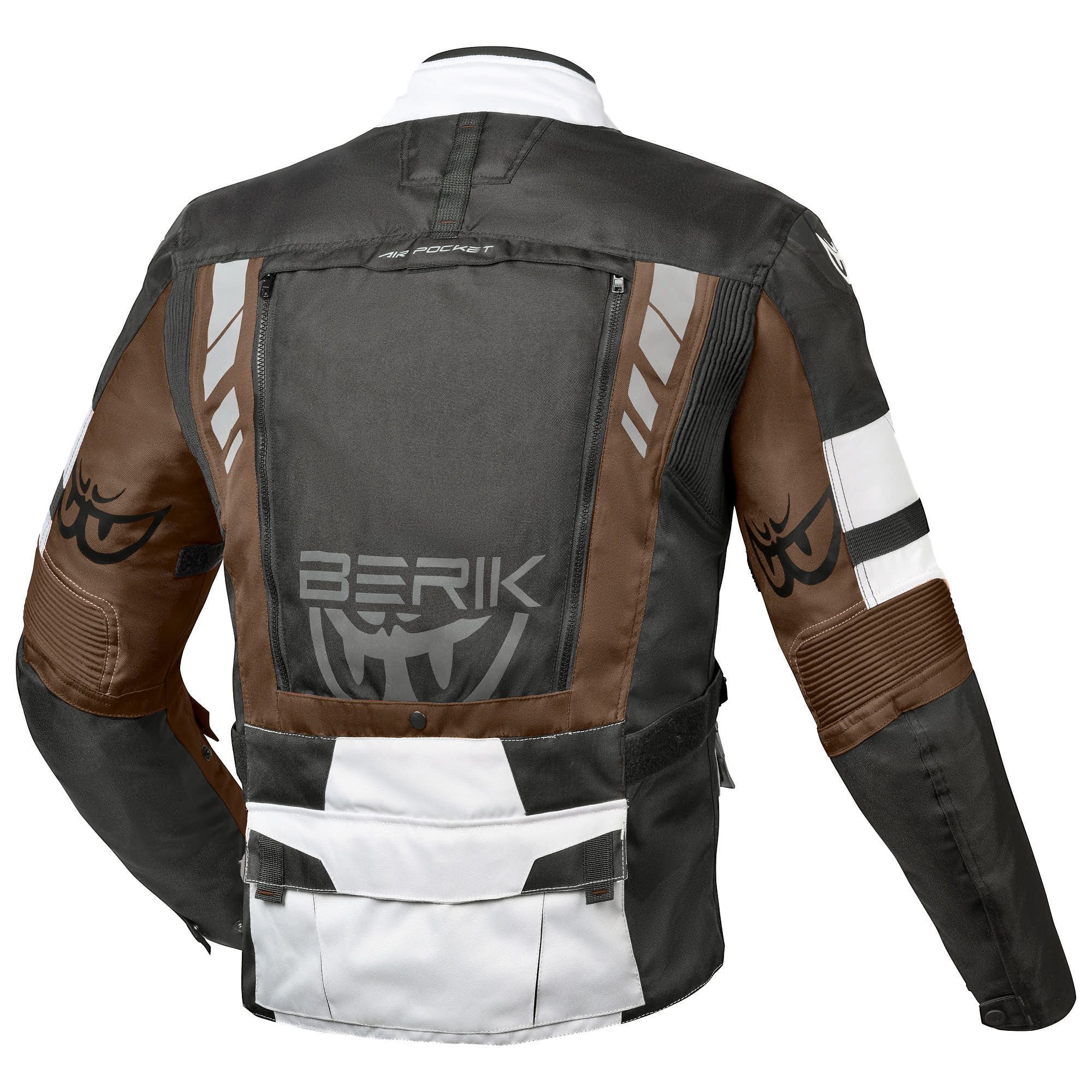 Berik Motorradjacke Ferpho wasserdichte Motorrad Textiljacke Verbindungsreißverschluss,Ellenbogenprotektoren enthalten,herausn – Bild 3 von 5