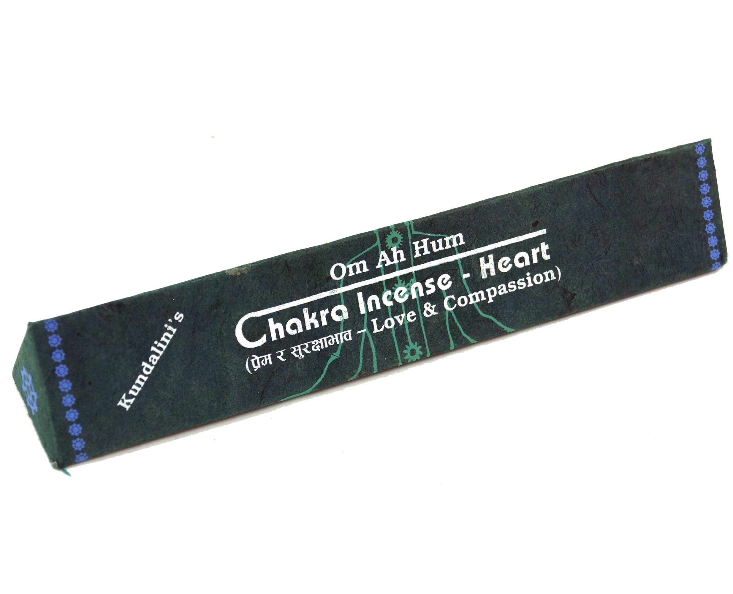 Guru-Shop Räucherstäbchen Chakra Incense, Räucherstäbchen - Heart