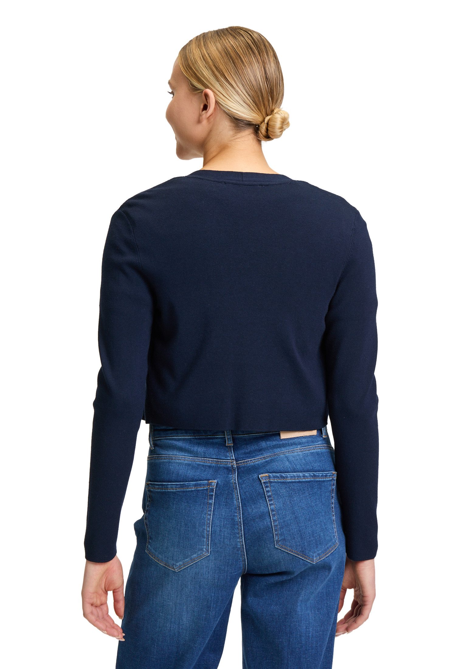 Betty&Co Strickjacke Damen ohne Verschluss (1-tlg) Struktur