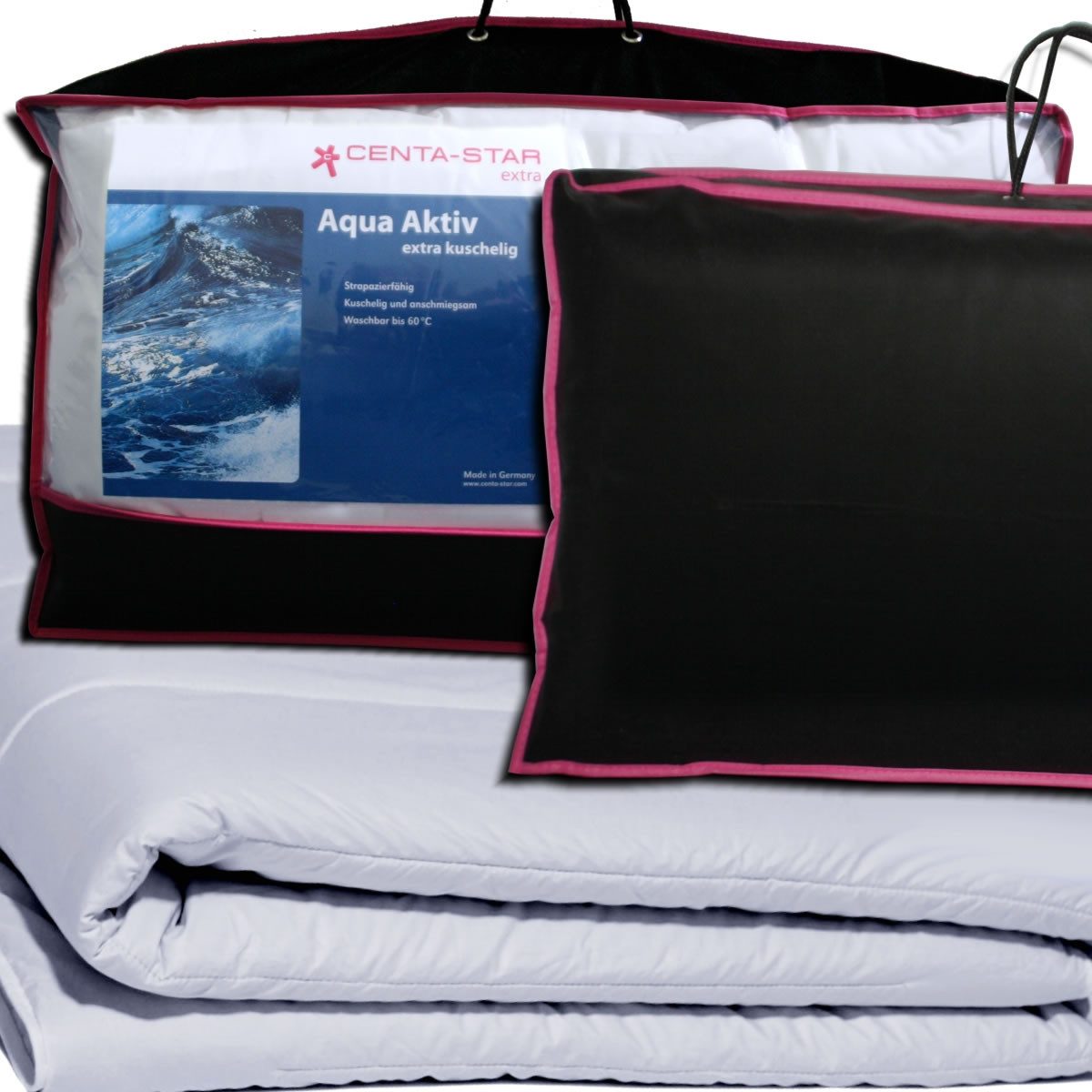 Centa-Star Kunstfaserbettdecke Aqua Aktiv Duo Bett Winterdecke 2. Wahl bis günstig online kaufen