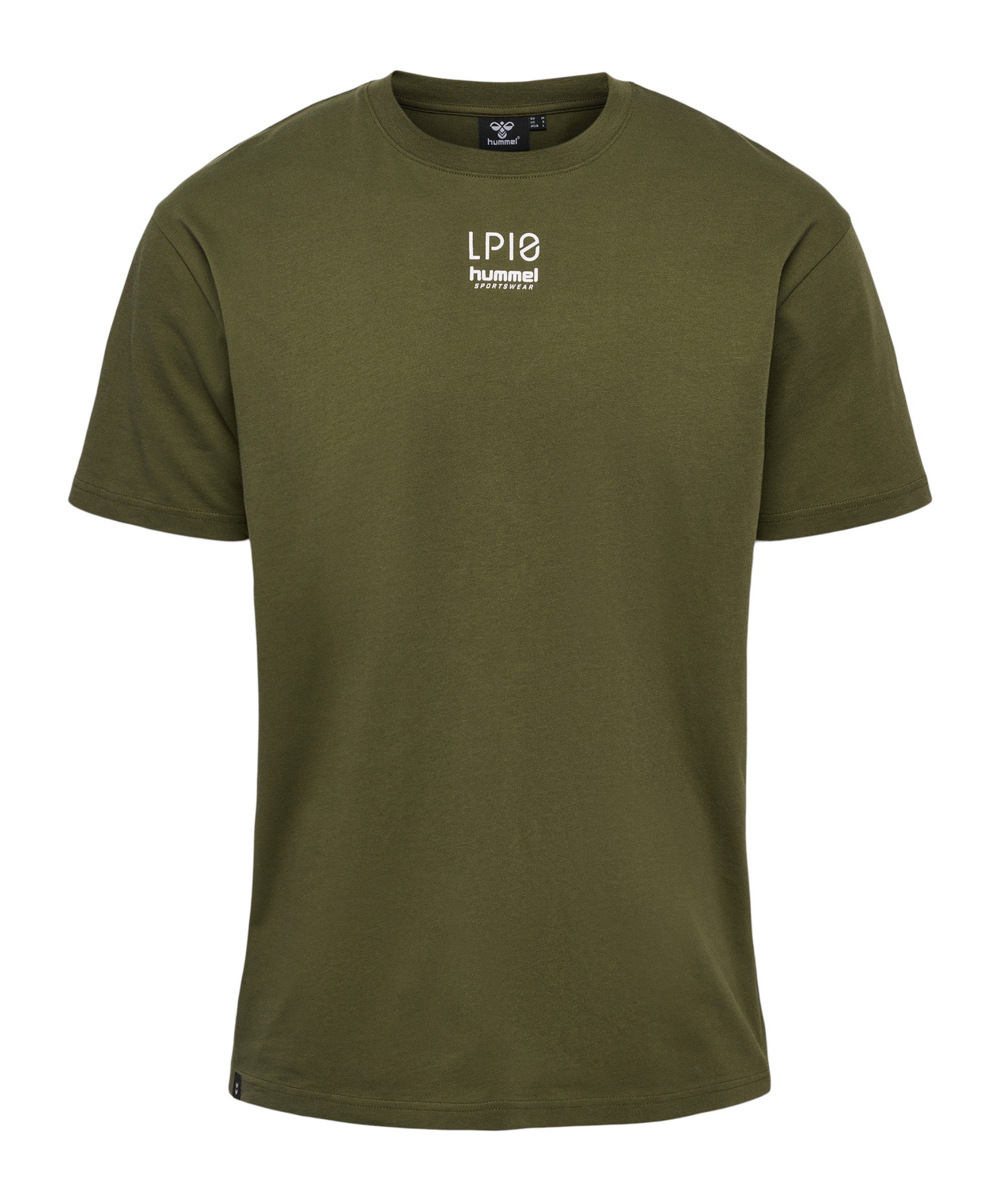 default Boxy T-Shirt hmlLP10 gruen T-Shirt hummel