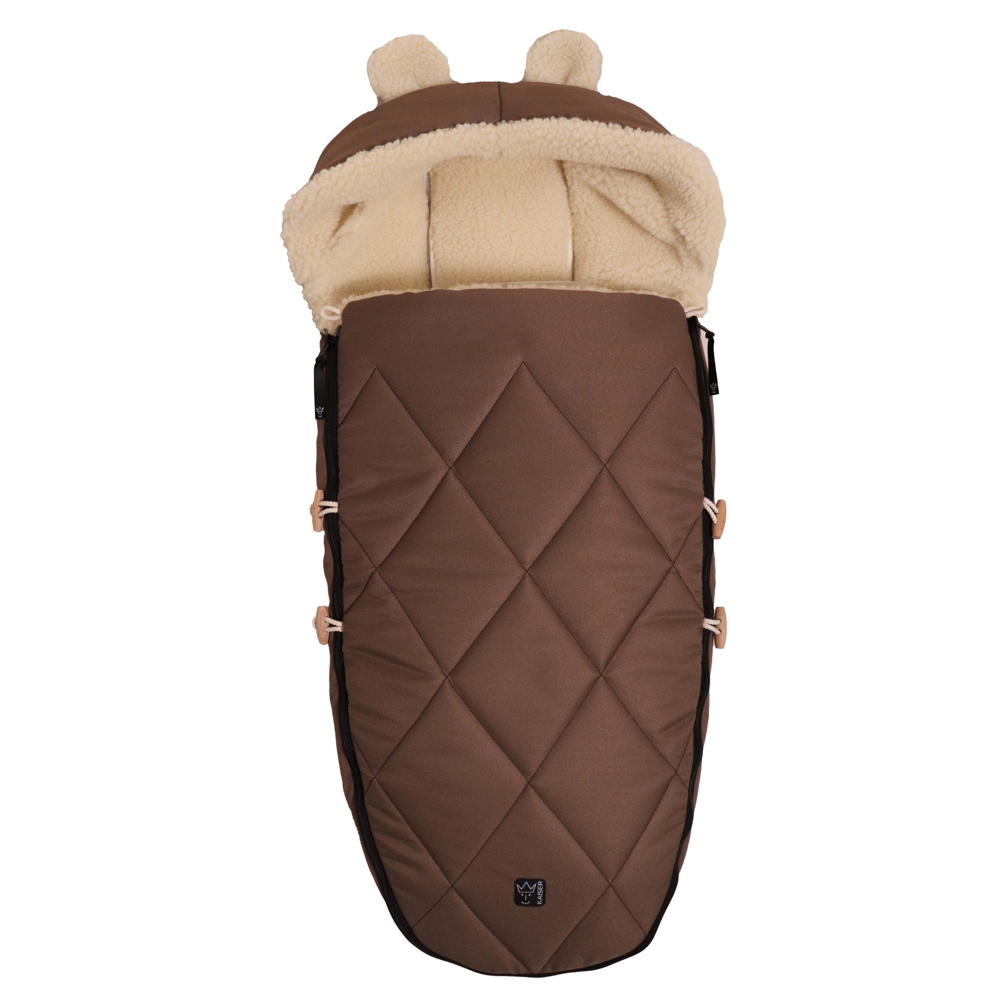 Kaiser Fußsack XL Ears Wool, Kinderwagen Fußsack