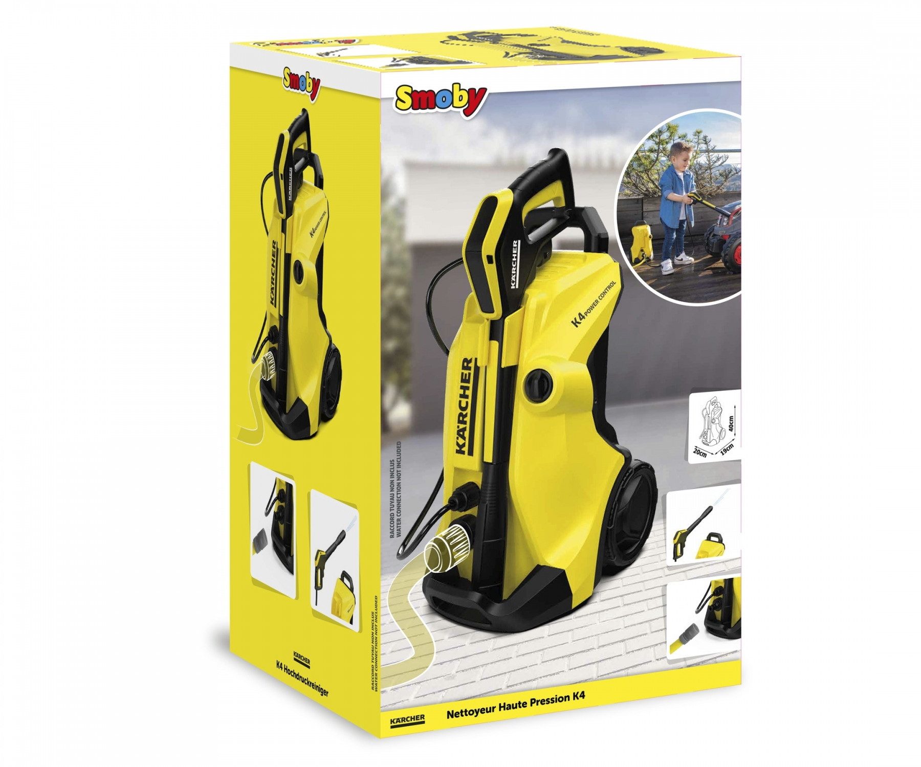 Smoby Spielzeug-Gartenset Outdoor Spielzeug Garten Kärcher Hochdruckreiniger K 4 7600360902