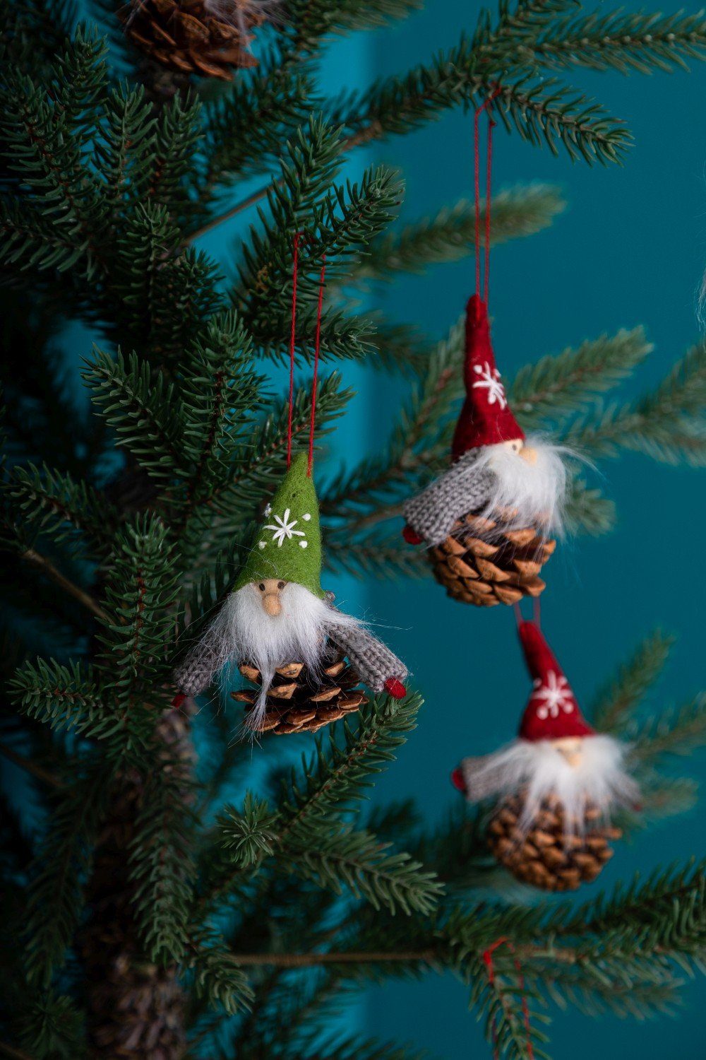Geschenke und Set, zum Anhängen Hängedekoration für Winterwichtel Weihnachtsbaum 24er Wohnando