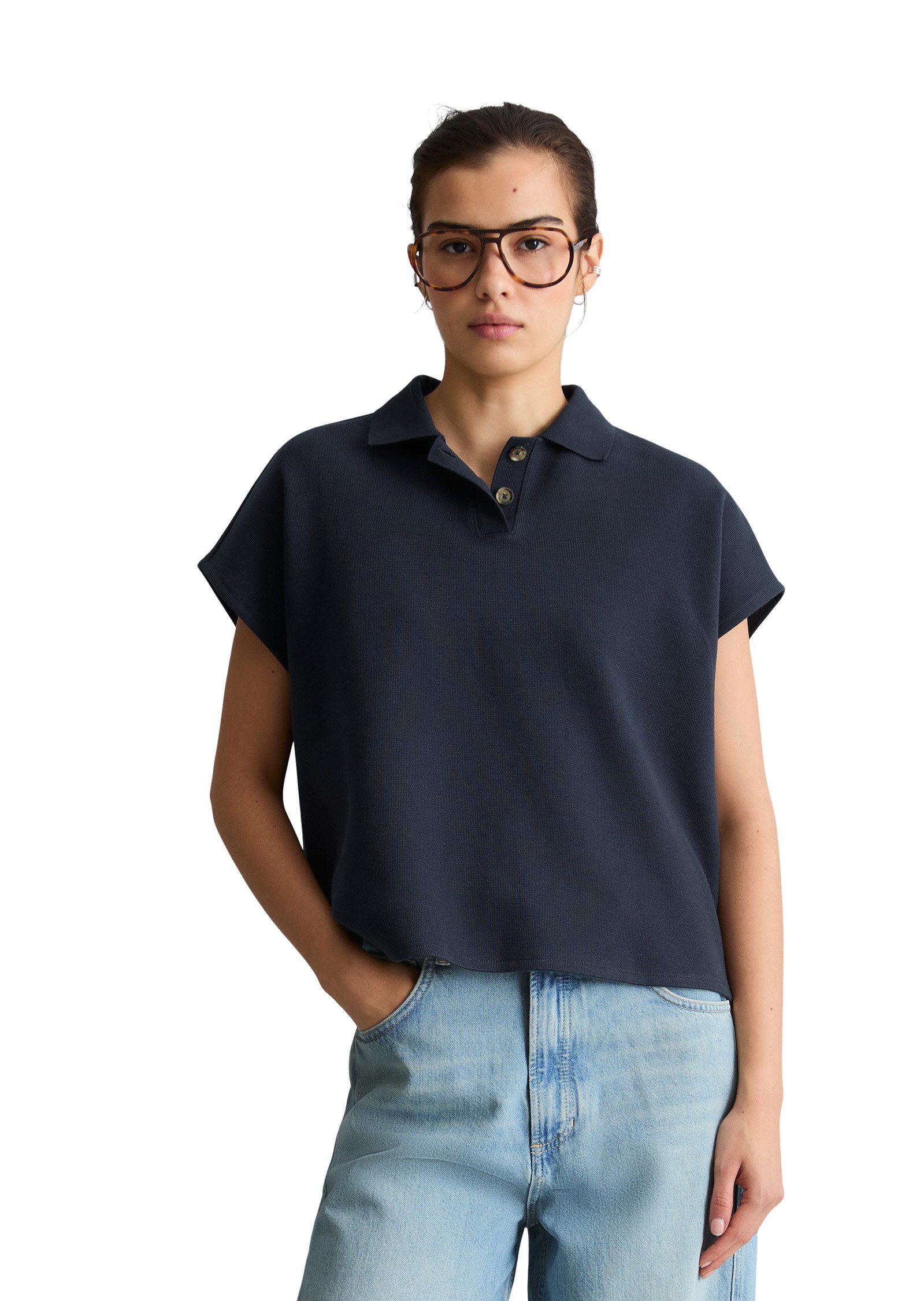 Marc O'Polo DENIM Poloshirt aus Organic Cotton