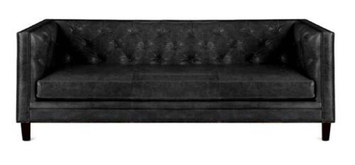 Wohnzimmer Braun, Europe Couchen Sofa Sofa Design Made JVmoebel Chesterfield Schwarz in