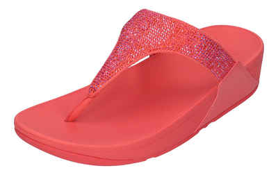Fitflop Lulu CRYSTAL Zehentrenner rosy coral