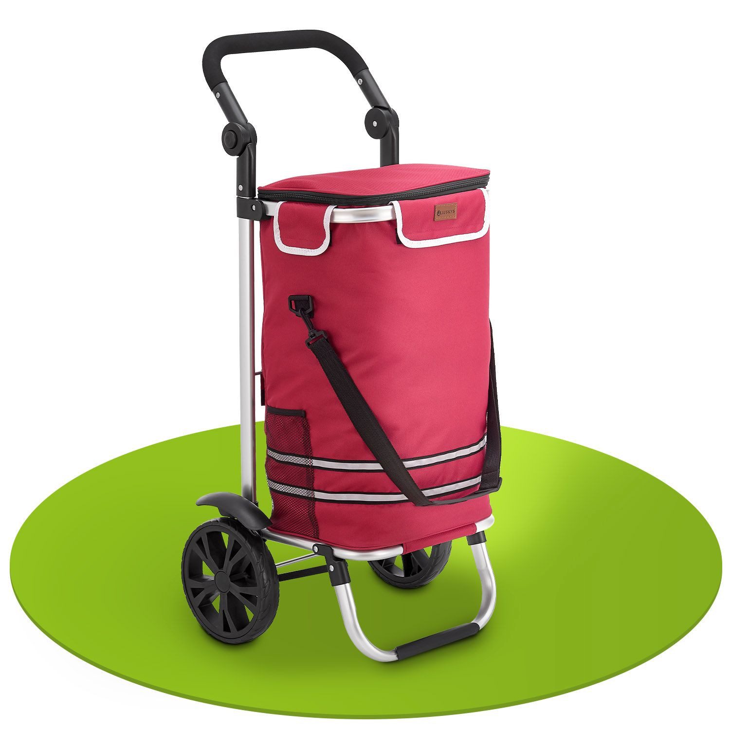 Juskys Einkaufstrolley, 56 l, 3in1 für Shopping, mit 2 Rollen, 56 L Tasche, günstig online kaufen