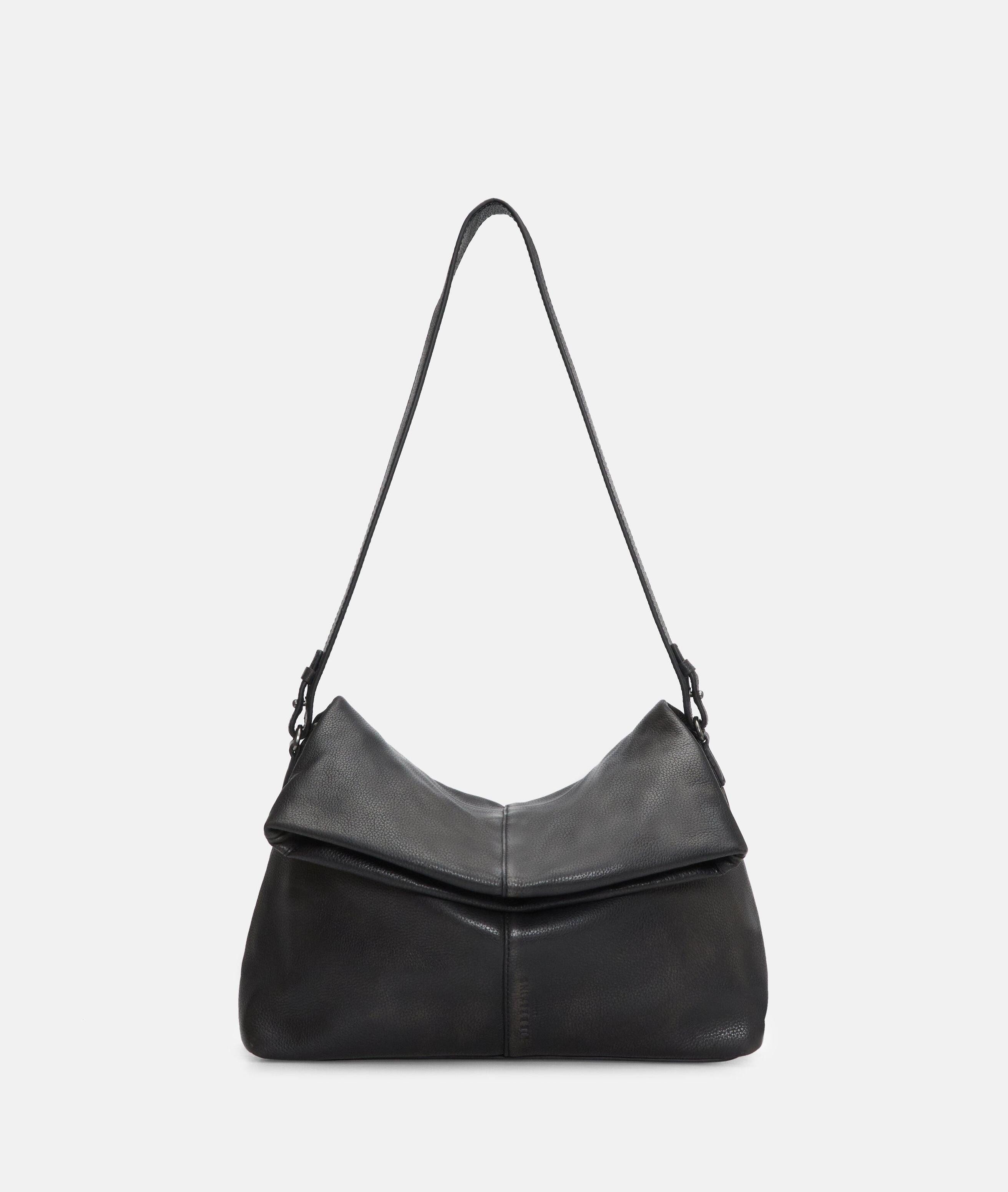 Liebeskind Berlin Schultertasche Fiona Hobo M, Geräumige Schultertasche aus Rindsleder