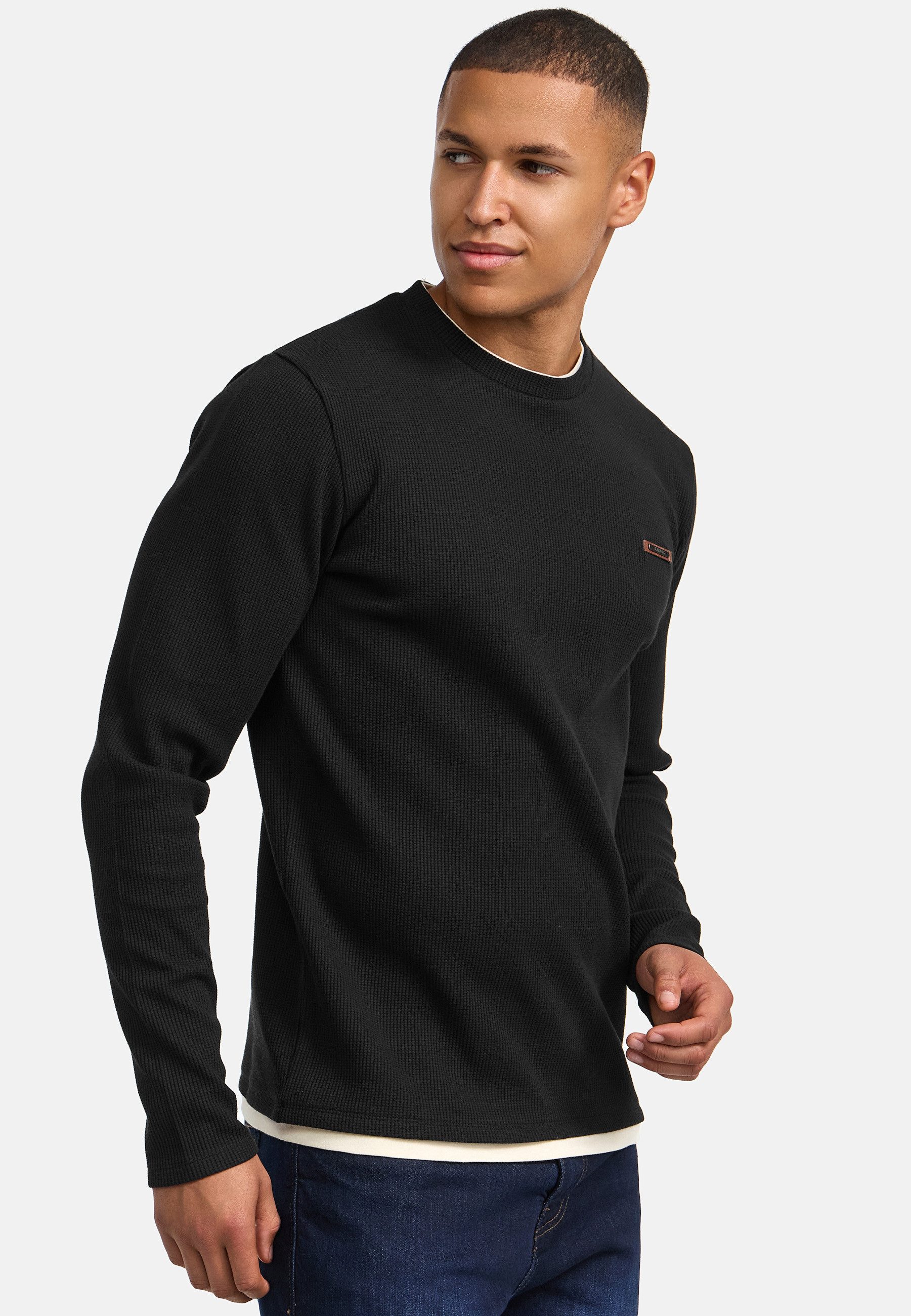 INDICODE Langarmshirt Herren INSigfinn Shirt Langarm Herrenshirt Langarmshirt aus Baumwollmix – Bild 4 von 5