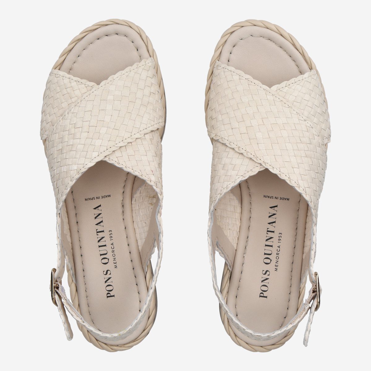 Pons Quintana Pons Quintana 9783.TU00, Sandaletten, Weiß, Damen Sandalette