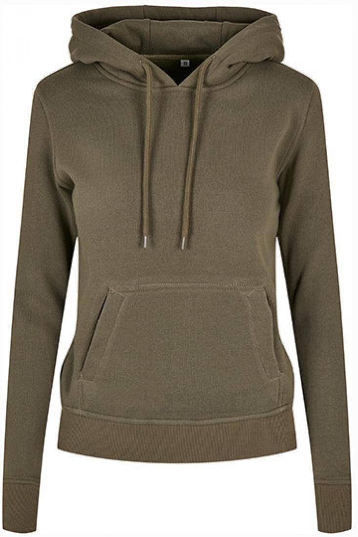 Build Your Brand Kapuzenpullover Damen Sweat, Organic Hoody, 100% Bio-Baumwolle