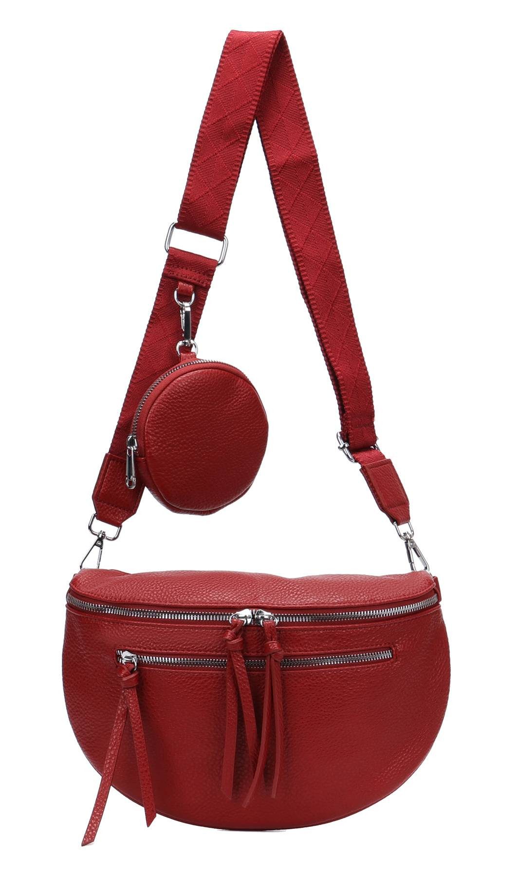 ITALYSHOP24 Bauchtasche Damen Brusttasche Crossover Umhängetasche CrossBody günstig online kaufen