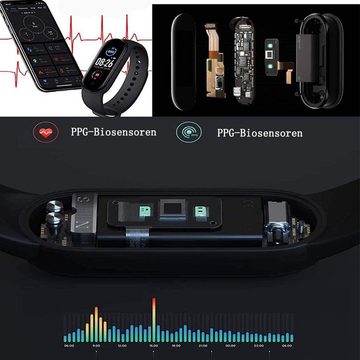 GelldG Fitness Armband, Aktivitätstracker, Fitness Tracker, Smart Armband Smartwatch, 1-tlg.