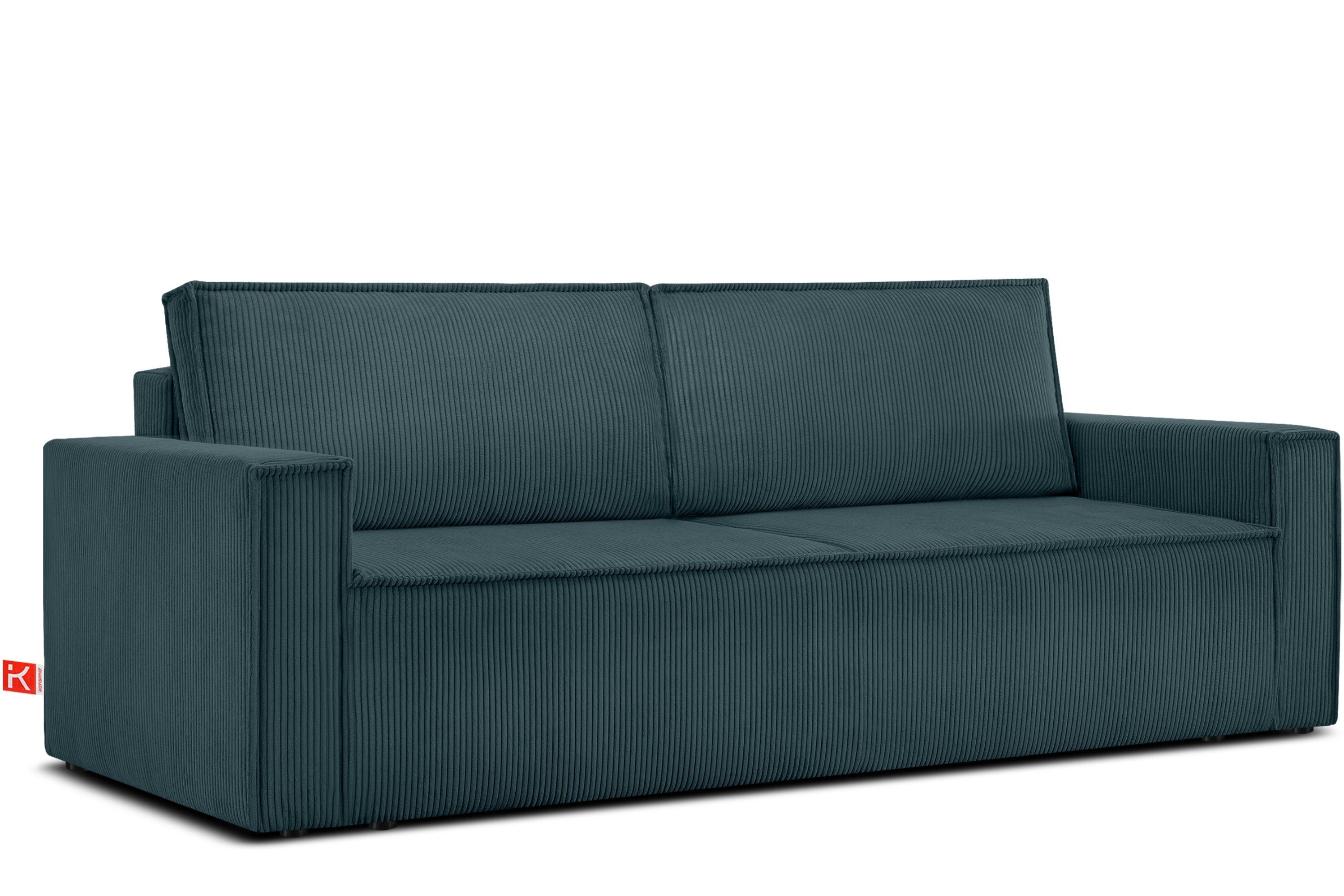KONSIMO® 3-Sitzer NAPI Sofa mit Schlaffunktion & massivem Gestell, hergeste günstig online kaufen