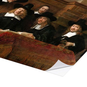 Posterlounge Wandfolie Rembrandt van Rijn, Die Staalmeesters, Malerei