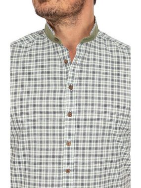 Gipfelstürmer Trachtenhemd Kurzarmhemd 421002-4237-56 trachtengrün (Slim Fit)