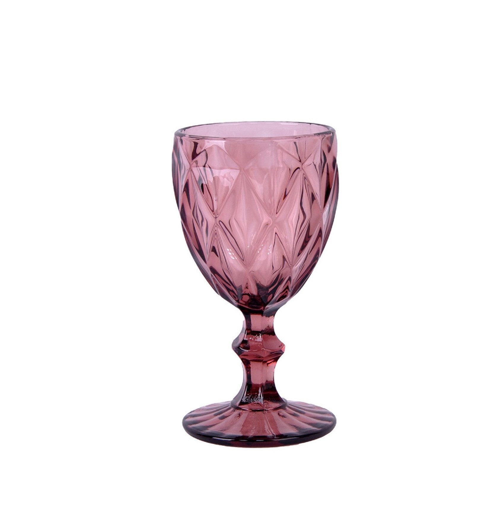 Schäfer Elektronik Gläser-Set Diamond Weingläser – Perfekte 6er Set Weißweingläser mit 250 ml, 6-tlg., 6-teilig, 250 ml