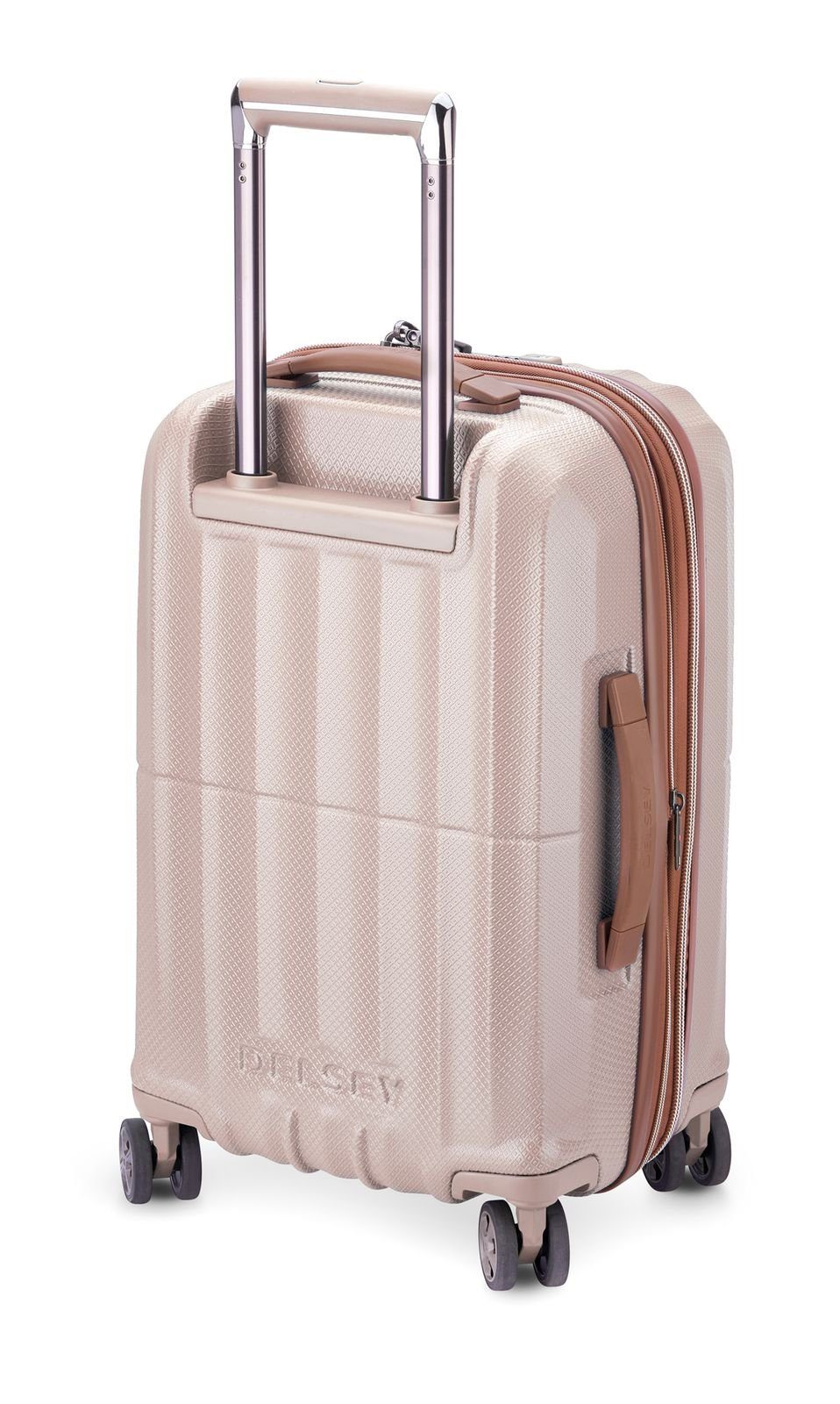 Tropez, 4 Hartschalen-Trolley St Rollen Pink Delsey