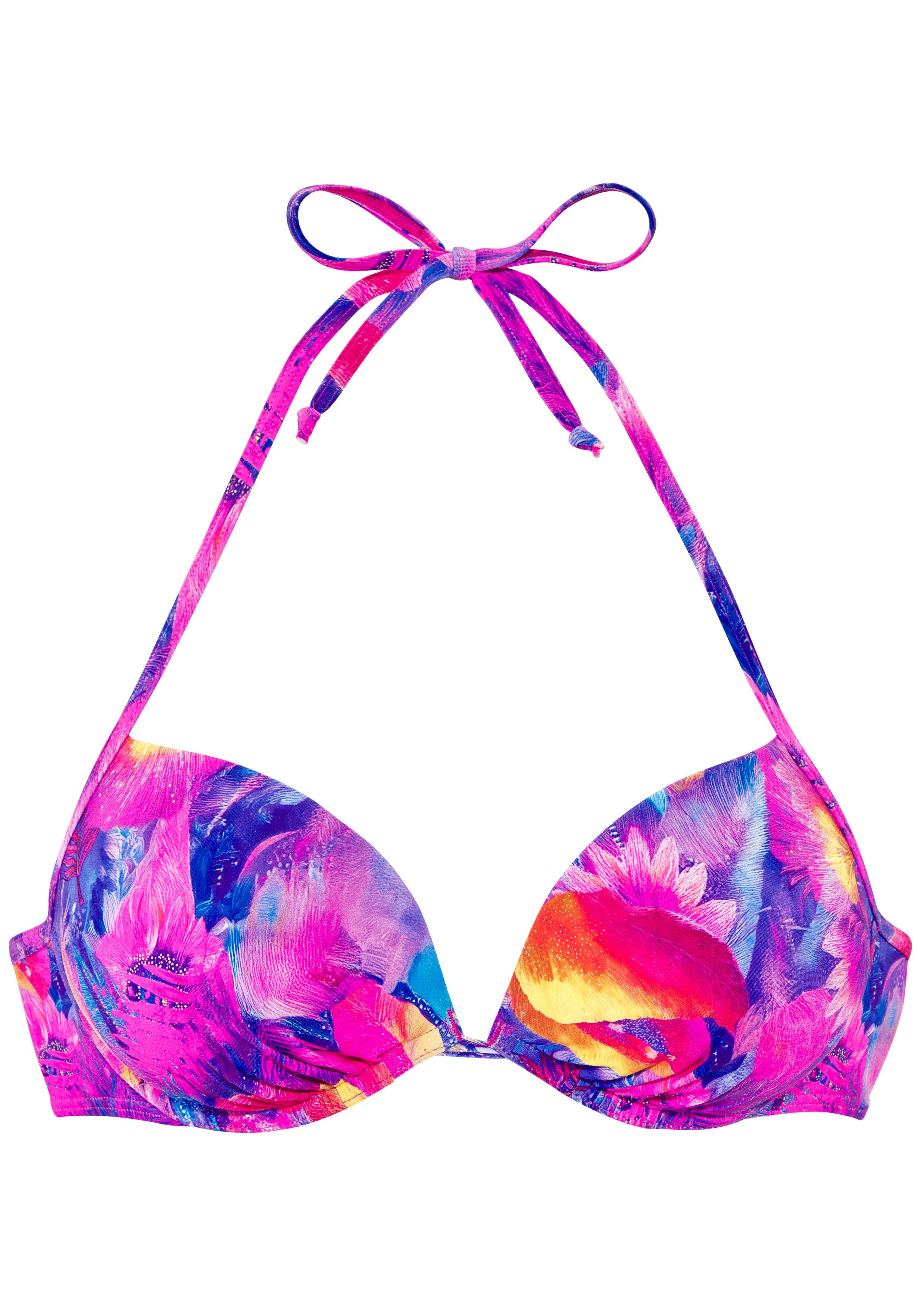 Venice Beach Push-Up-Bikini-Top Zarina, im farbenträchtigem Design. € 49,99