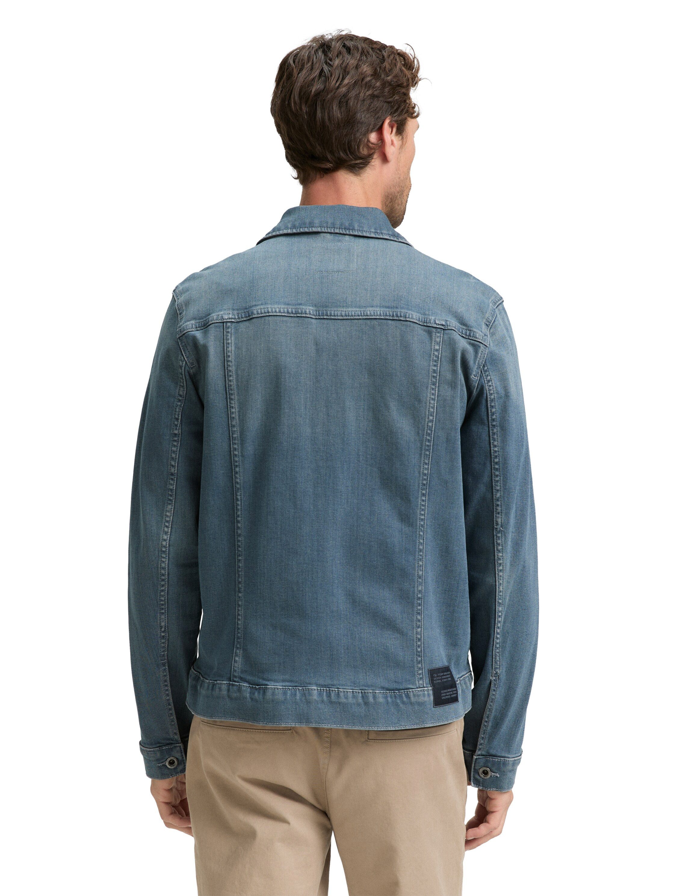 TOM TAILOR Jeansjacke mit Knopfleiste und Stretch-Anteil günstig online kaufen