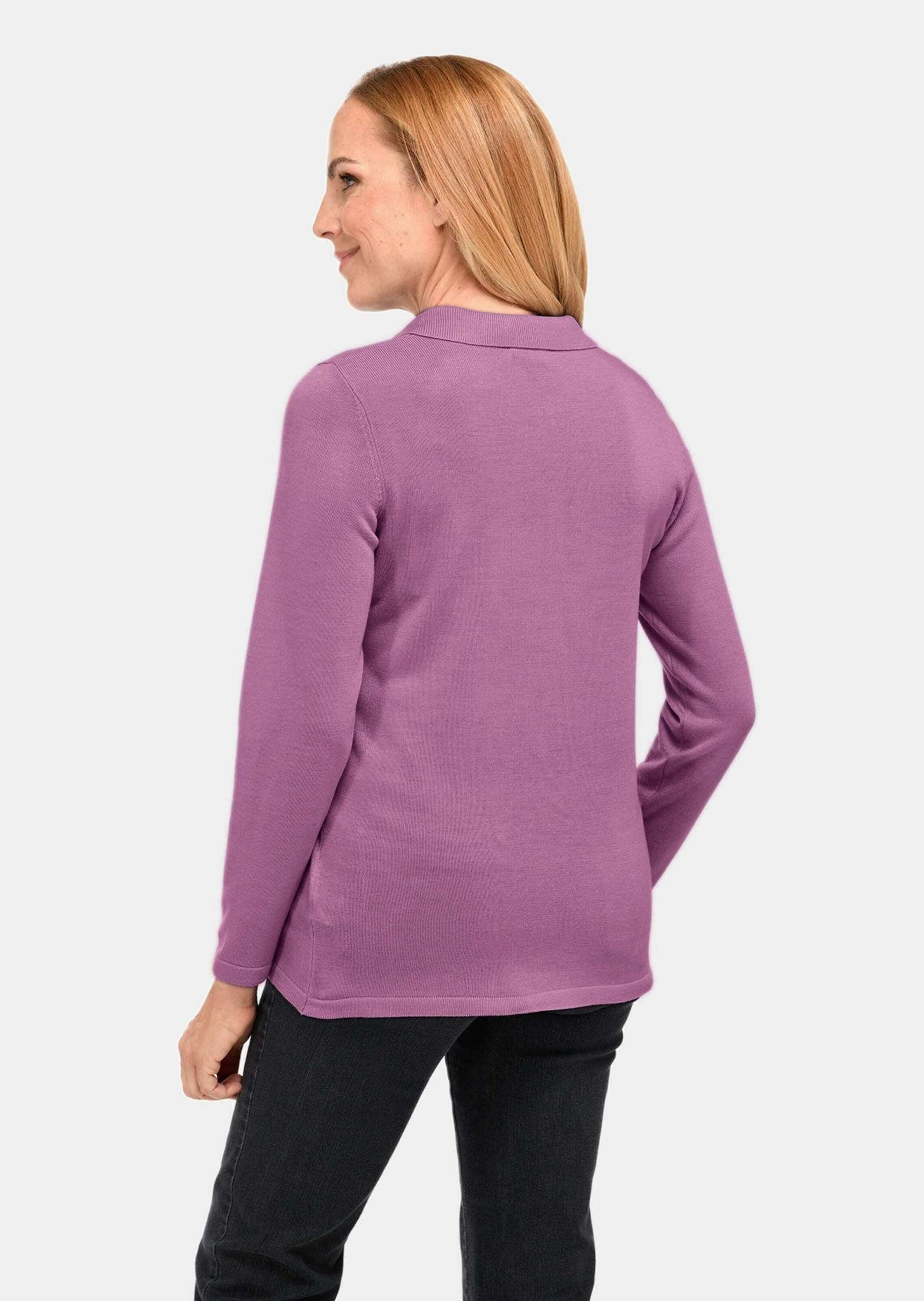 GOLDNER Strickpullover Unkomplizierter Pullover mit Polokragen günstig online kaufen