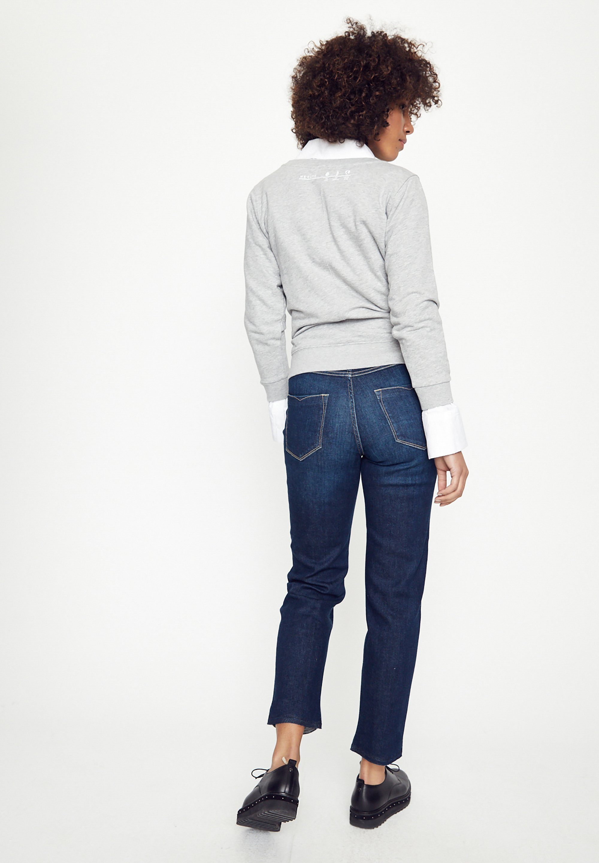 513-12M 7/8-Jeans nachhaltig, EMILIE Italien, FELLAS blau FIVE Stretch
