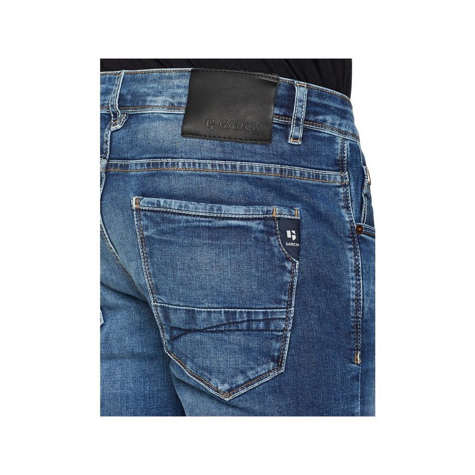 (1-tlg) slim Garcia blau Straight-Jeans fit