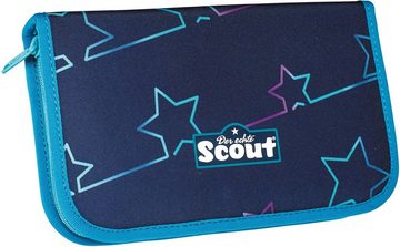 Scout Schulranzen Genius, Blue Star (Set, 5-tlg), mit 3 Funny Snaps; enthält recyceltes Material
