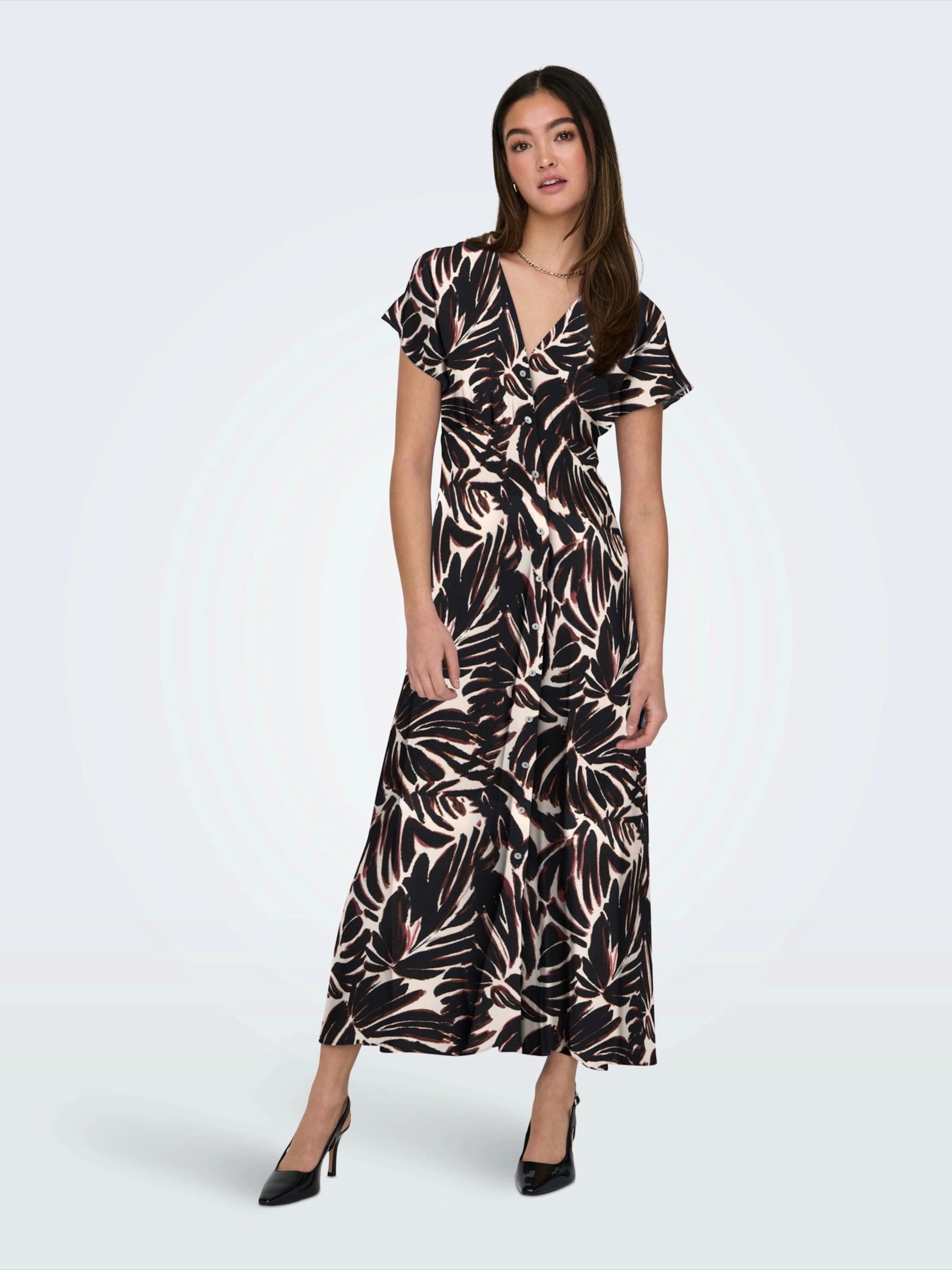 ONLY Blusenkleid ONLNOVA MOLLIE (1-tlg) Drapiert/gerafft