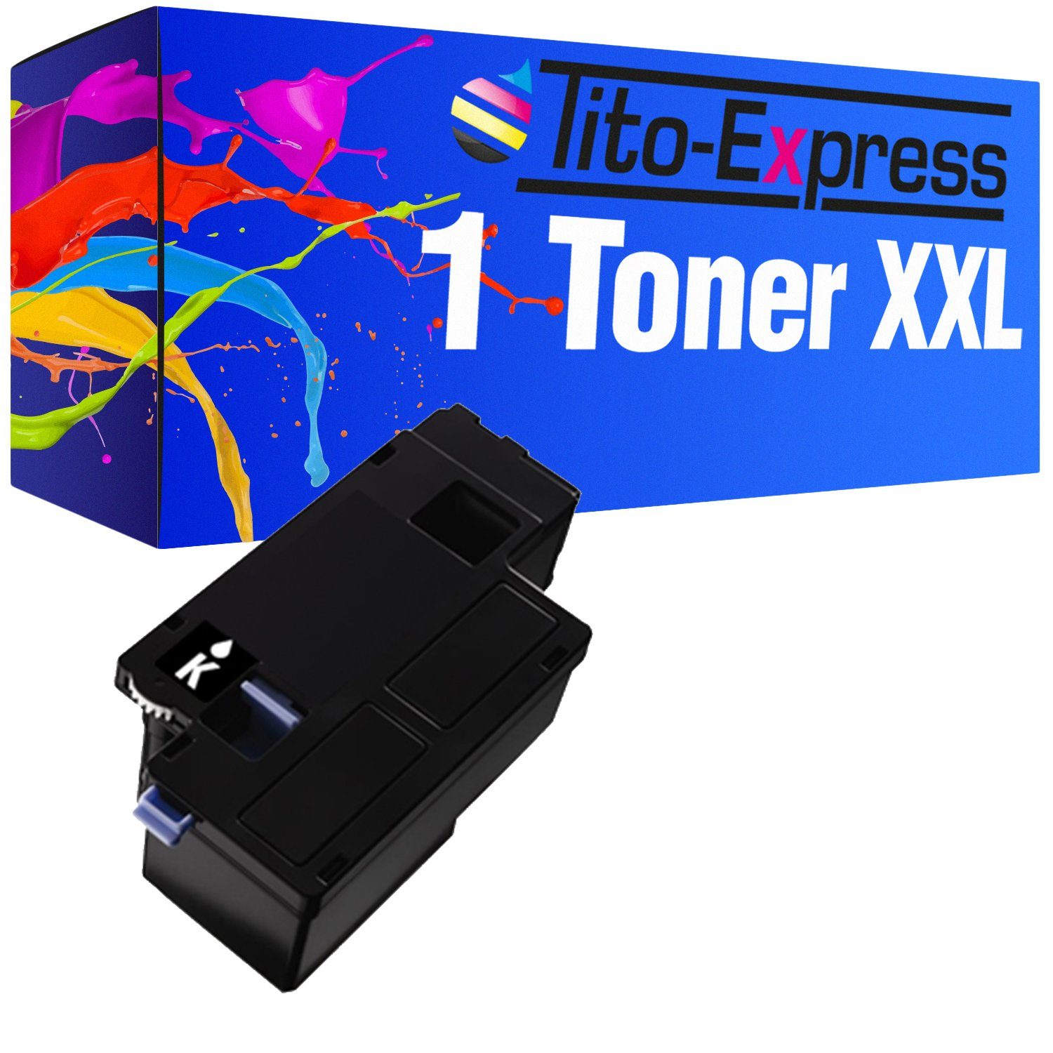Tito-Express Tonerpatrone ersetzt Dell 1250 Black, für 1250c 1350cnw 1355cn 1355cnw