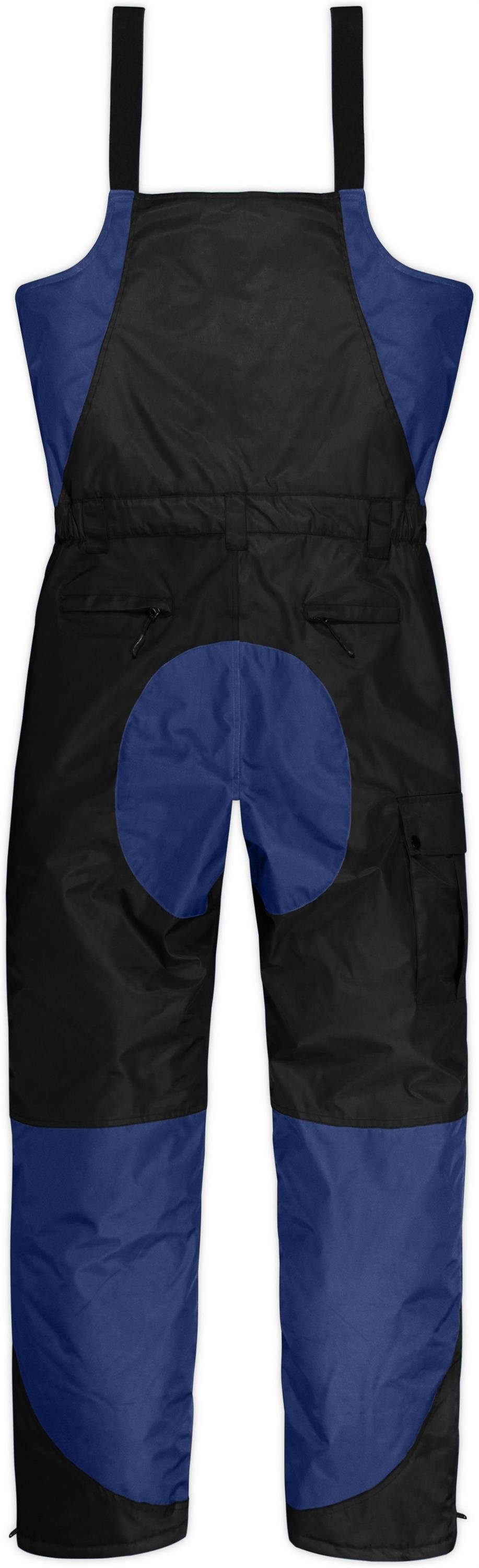 normani Thermohose Damen Thermohose Peak Wasserdichte Winterhose Latzhose gefütterte Skihose mit Hosenträgern