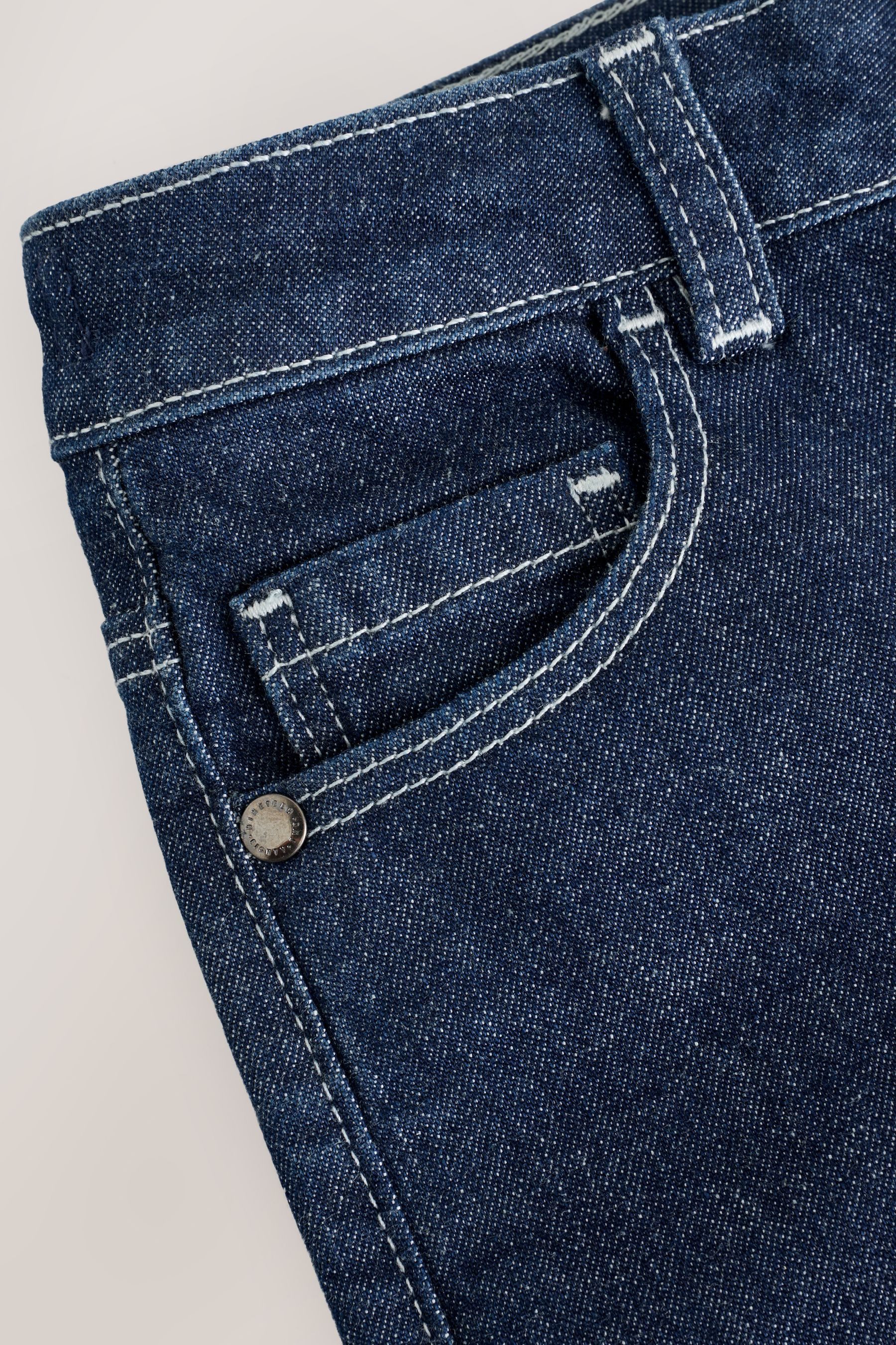 Next Weite Jeans Authentic Jeans 100 % Baumwolle – Super Wide Fit (1-tlg)