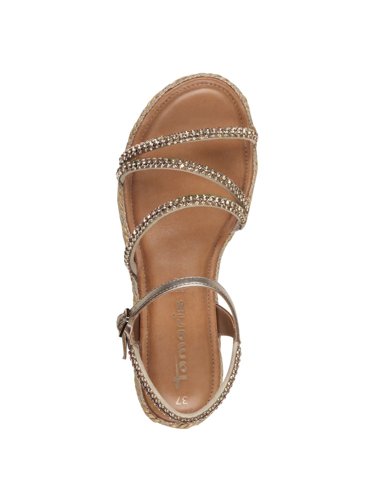 Tamaris ANTIslide flach kein Absatz 1-28114-44 Sandale ANTIslide