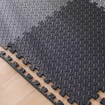 Fitgenics Bodenschutzmatte 6er Set Puzzlematten Training wasserdichte anti-rutsch Bodenauflagen, Flexibel erweiterbar