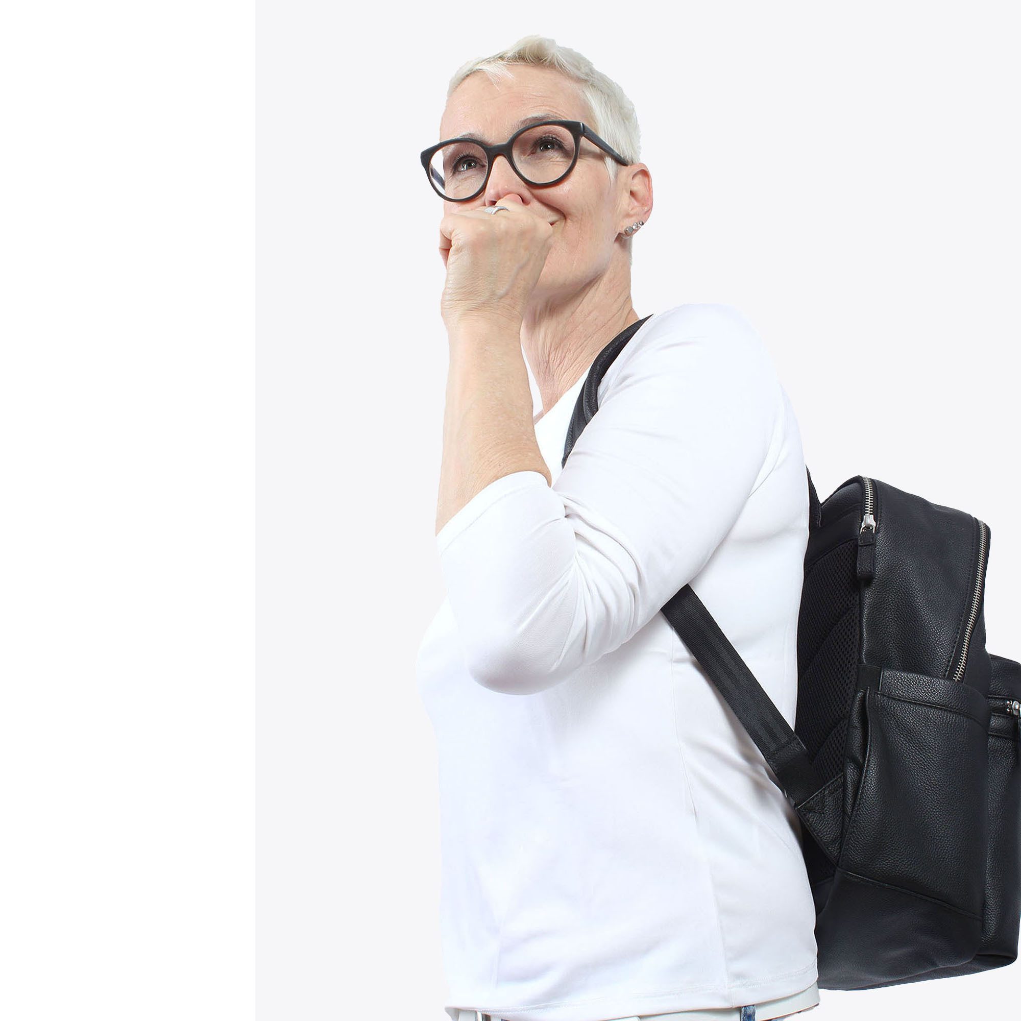 Margelisch Laptoprucksack ANOI-1, aus LWG zertifiziertem Leder