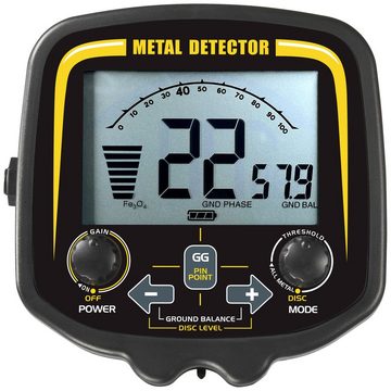 Metalldetektor Metalldetektor Suchtiefe (max) 300 cm digital (LCD) TX-850
