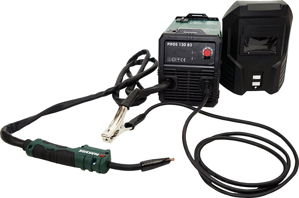 Thumbnail - Parkside Fülldrahtschweißgerät Schweißgerät Inverter Fülldraht PIFDS 120 B2, 0,8 - 3,0 mm, 20,00 - 120,00 A