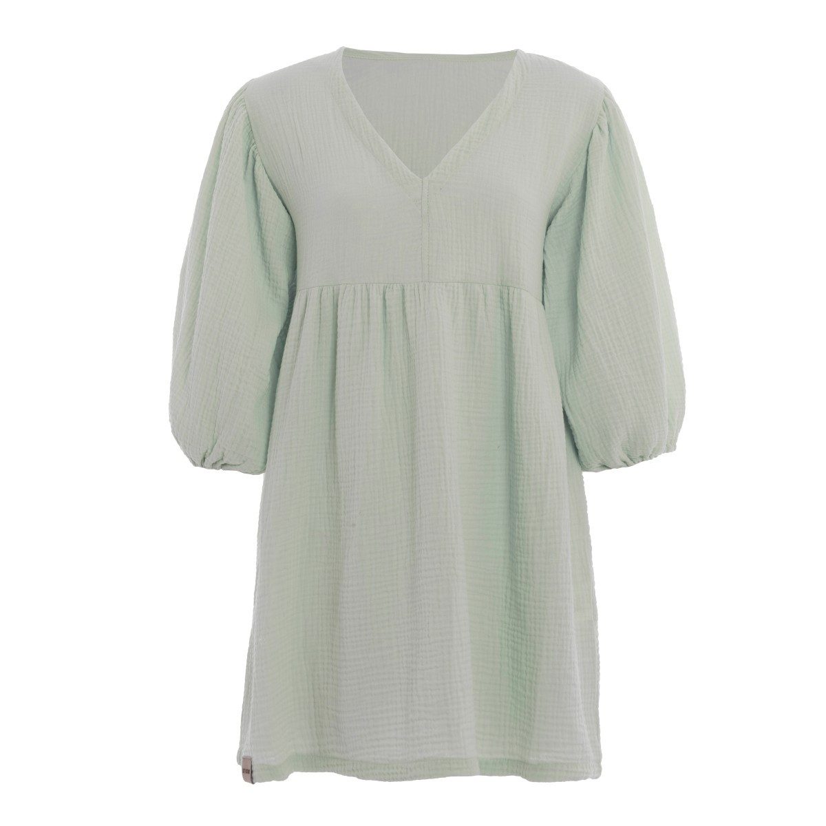Knit Factory Strickkleid Drew Olive Mist 40 42 Grün 40/42 (Spar-Set, 1-tlg., 1 x Drew Kleid Olive Mist - 40/42) Modell Drew, für Frühjahr, Sommer