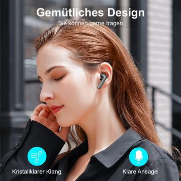 Novzep Kabellose Kopfhörer – HiFi-Klangqualität, Bluetooth 5.3, Bluetooth-Kopfhörer (Smart Power Display, kompatibel mit Android, Apple, Windows usw)