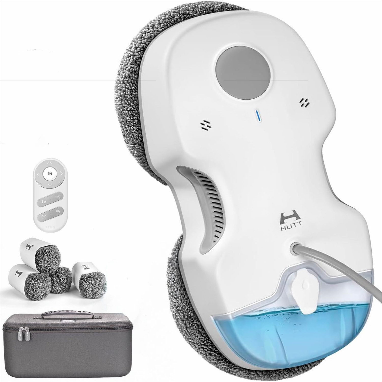 HUTT Saugroboter C65 Fensterputzroboter mit Sprühfunktion, Elektrischer Fensterputzer, Fenstersauger mit Sprühfunktion,Elektrischer Fensterputzer, 80ML Tank
