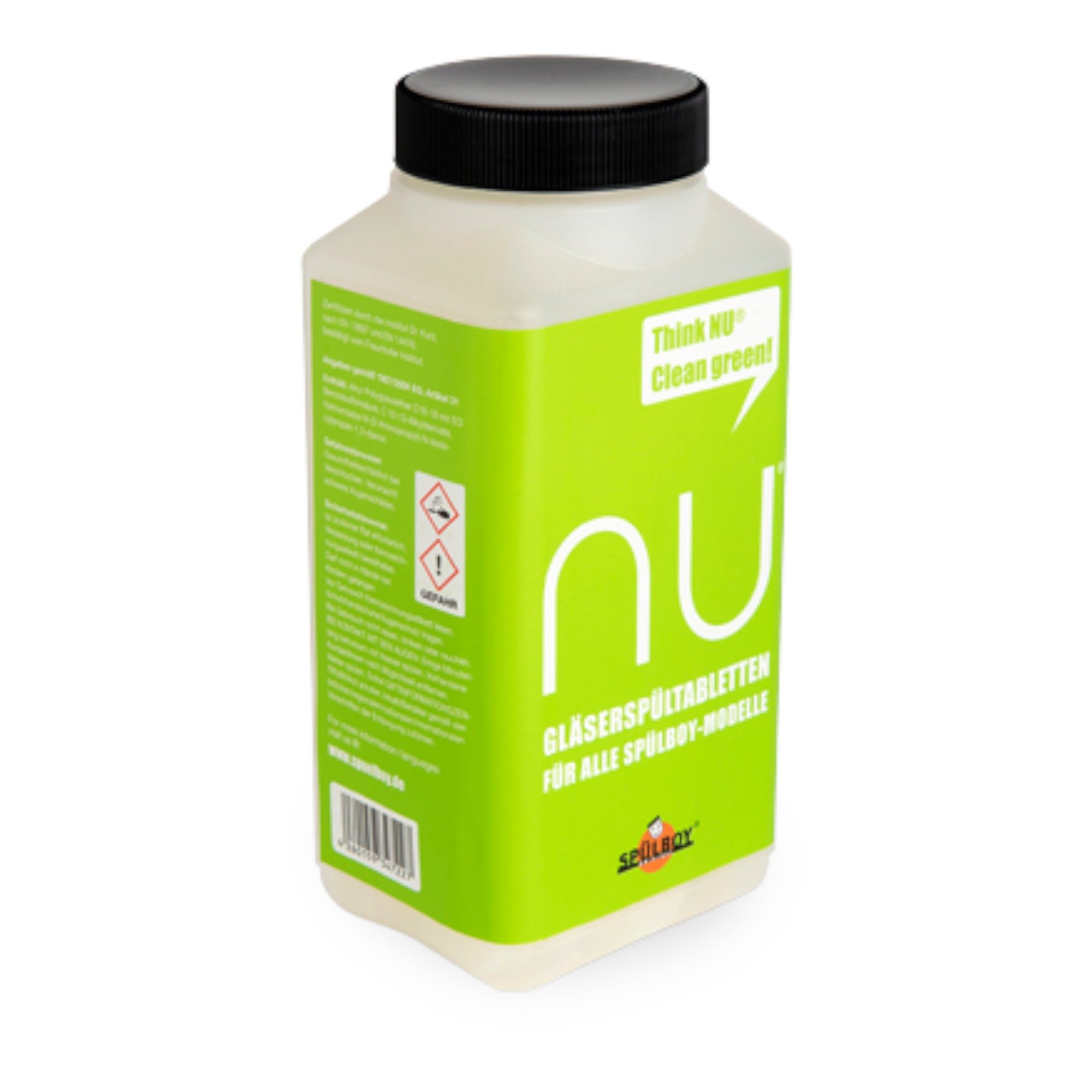 SPÜLBOY® SPÜLBOY NU® water+ SET Gläserspülgerät Spültabletten Bürstenrein Reinigungskonzentrat