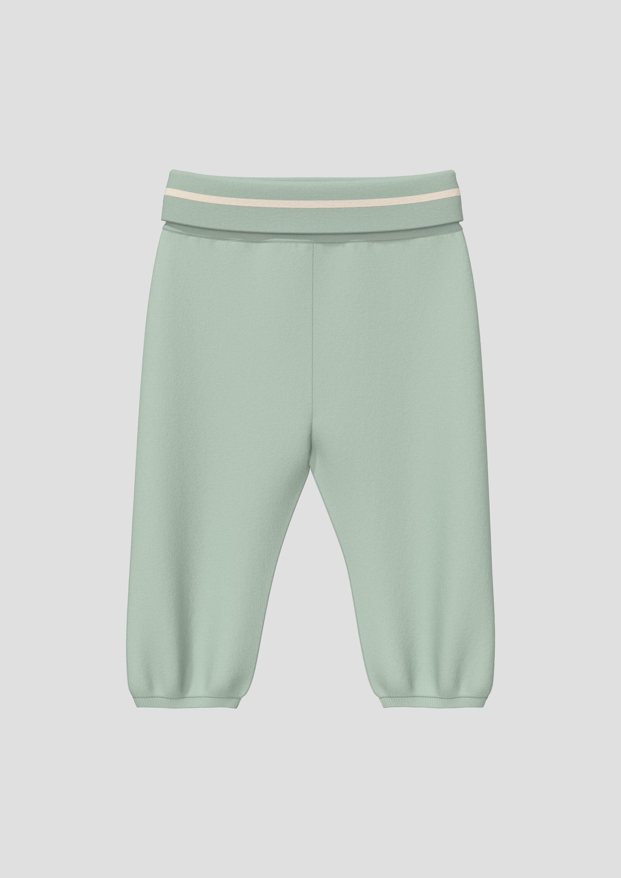 s.Oliver Jogginghose Leggings Unisex Jogpants aus leichtem Sweat mit Umschlagbund