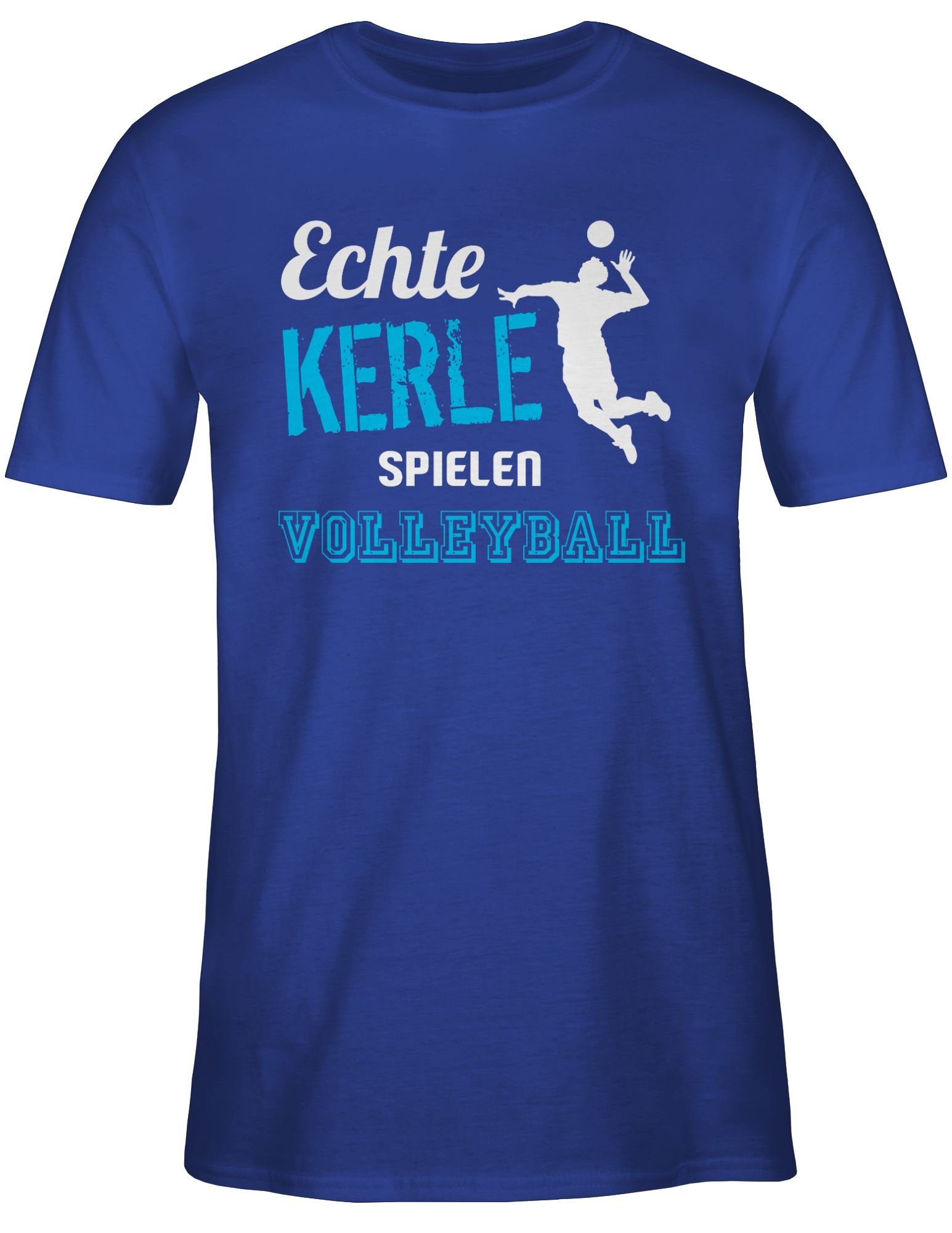 Shirtracer T-Shirt Echte Kerle spielen Volleyball günstig online kaufen