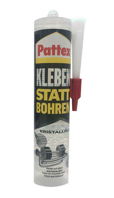 Pattex Montagekleber »Kleben statt Bohren«, (1-tlg), Bau Kleber kristallklar 290g