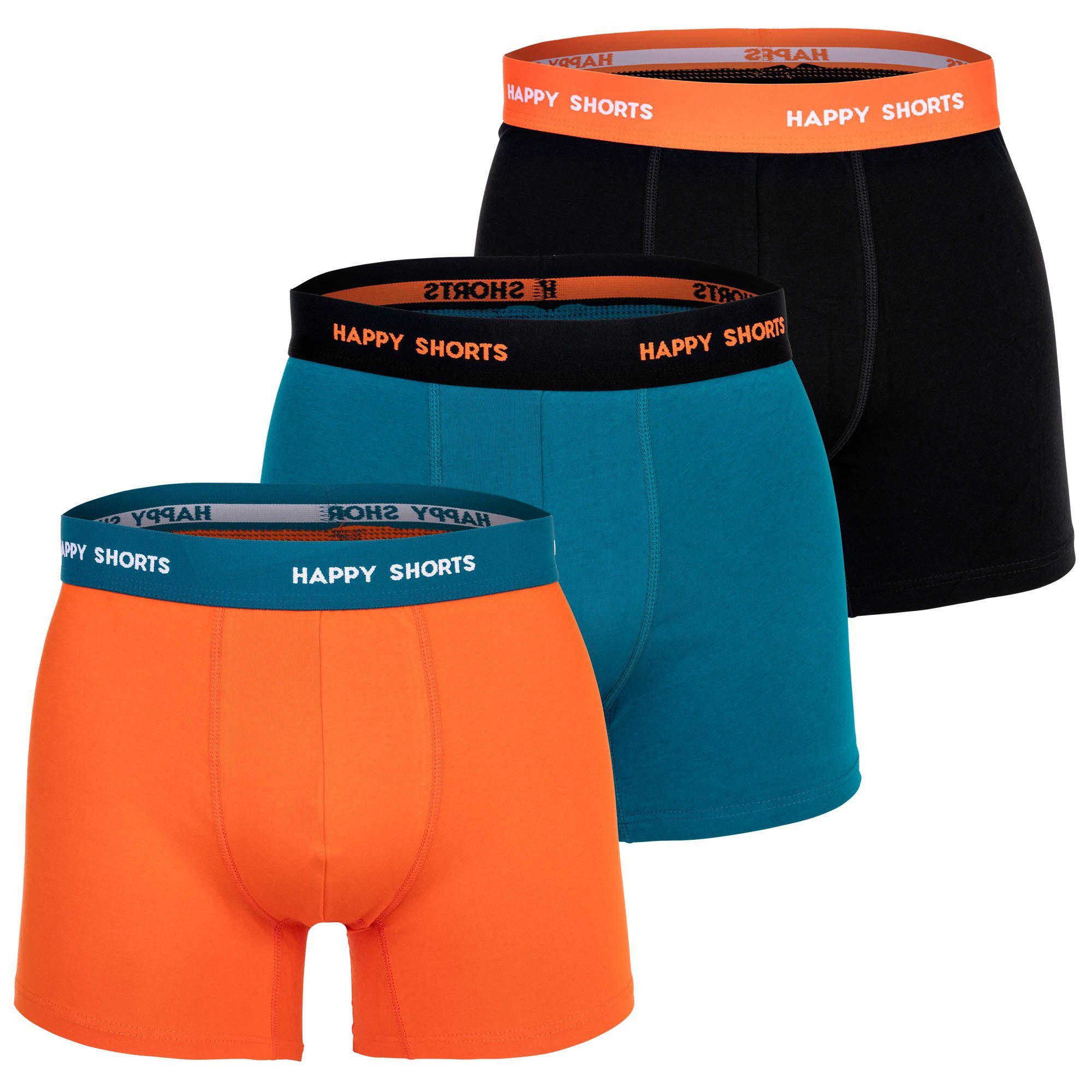 Boxer Herren Boxershort 3er Pack Baumwolle