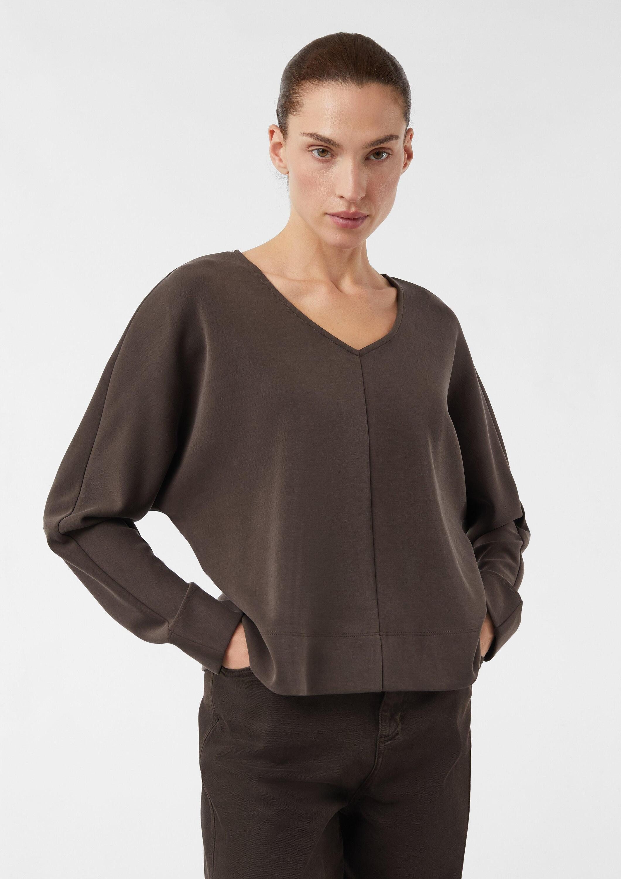 comma Sweatshirt Sweatshirt Weiches Sweatshirt mit günstig online kaufen