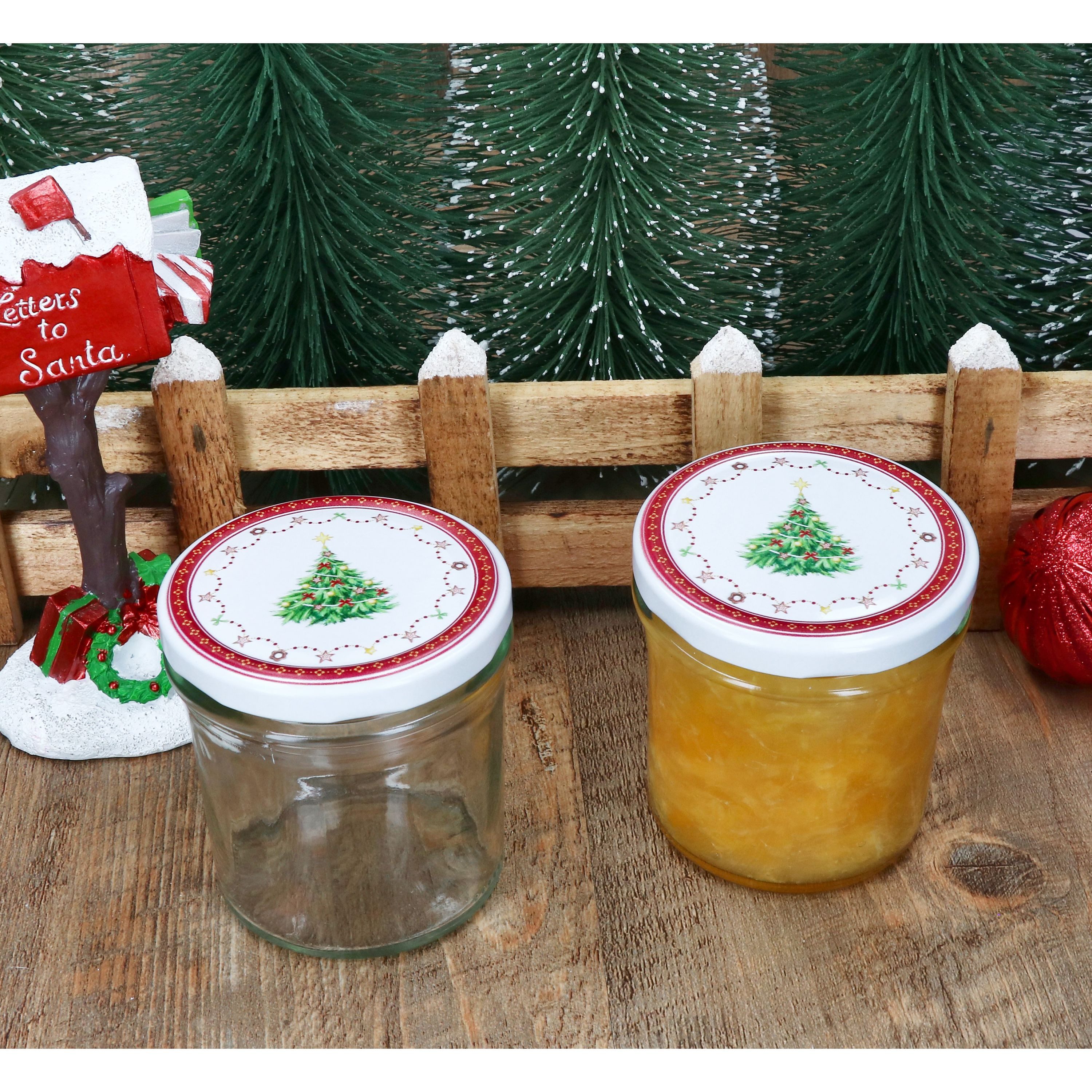 MamboCat Einmachglas 25er Set Sturzglas 350ml Einmachglas + TO-Deckel 82 Weihnachtstraum, Glas – Bild 3 von 5