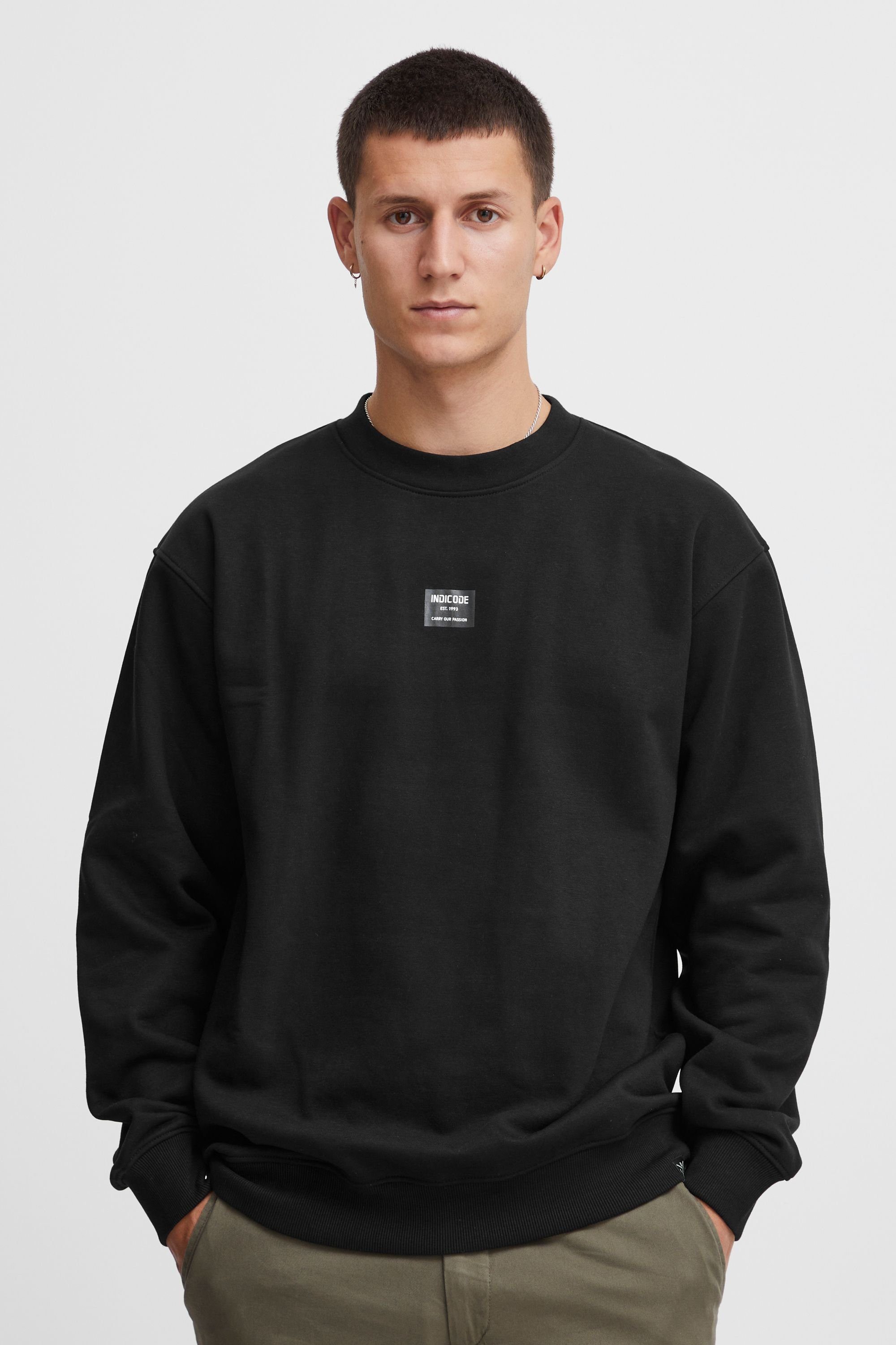 Indicode Sweatshirt Black (999)