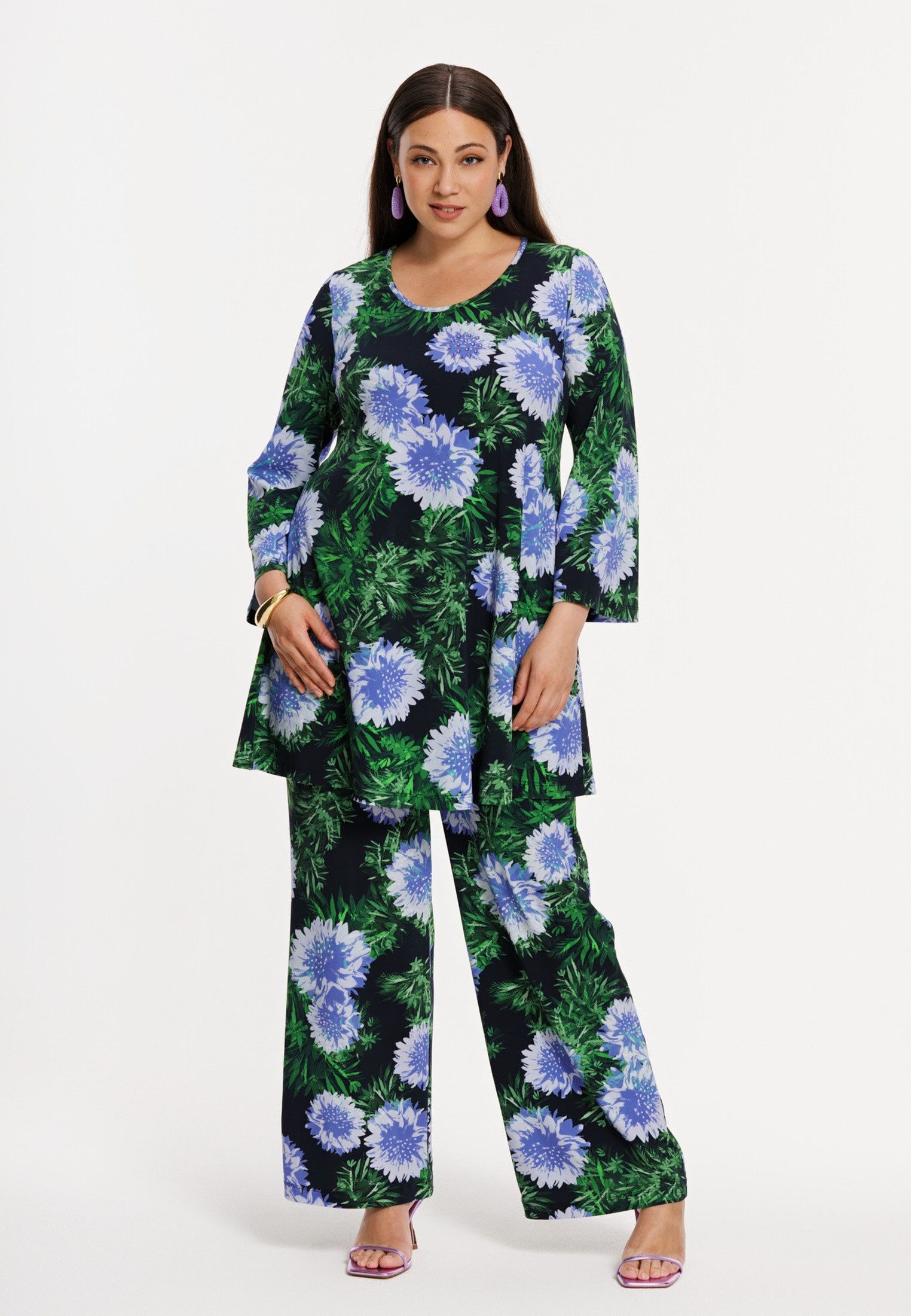 YOEK Tunika Damen Tunika mit Druck